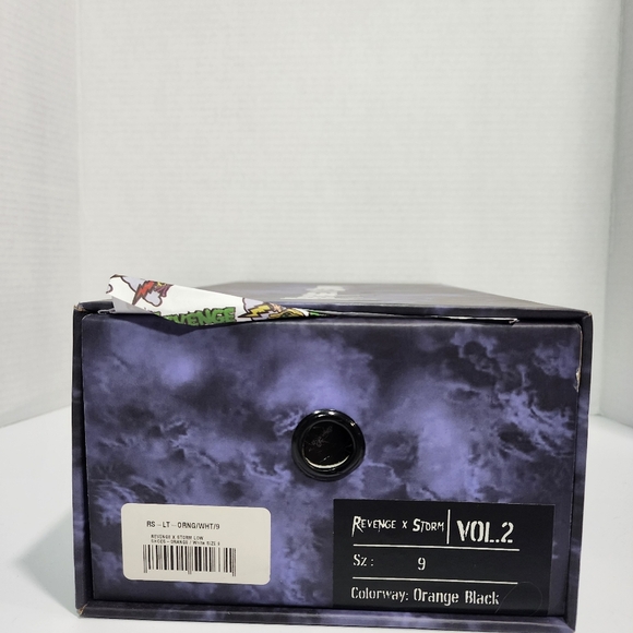 REVENGE X STORM Orange & black size 9 skate shoes sneakers - Picture 3 of 5